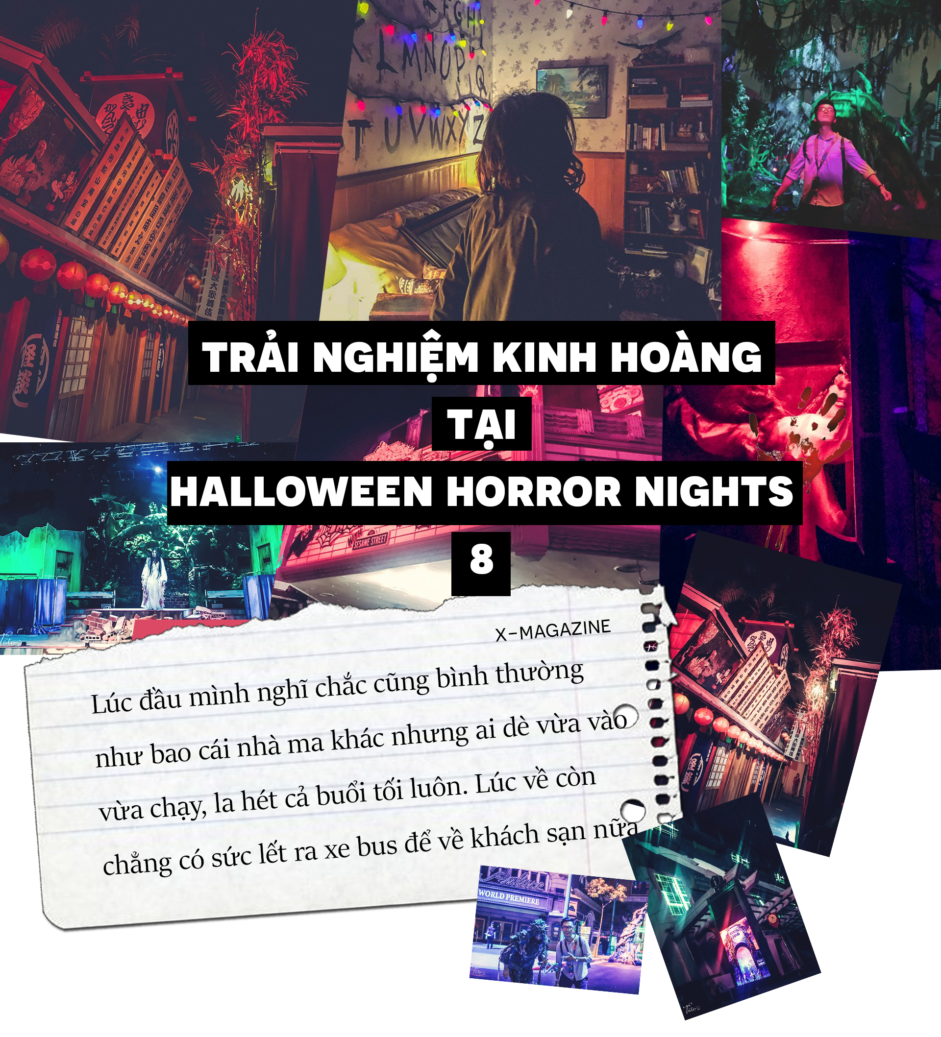 Trải nghiệm "ám ảnh kinh hoàng" đến độ rớt tim ở Halloween Horror Nights 8 - Universal Studios Singapore