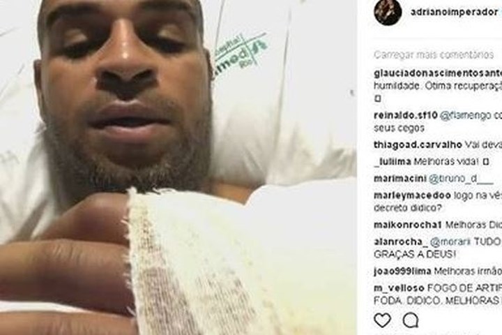 Adriano bác bỏ tin đồn từ sát, thông báo nhập viện chỉ vì... đứt tay