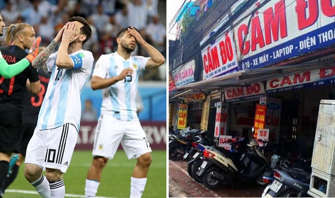 Dân cá độ một đêm cầm cố tới 500 chiếc smartphone vì trận thua của đội tuyển Argentina
