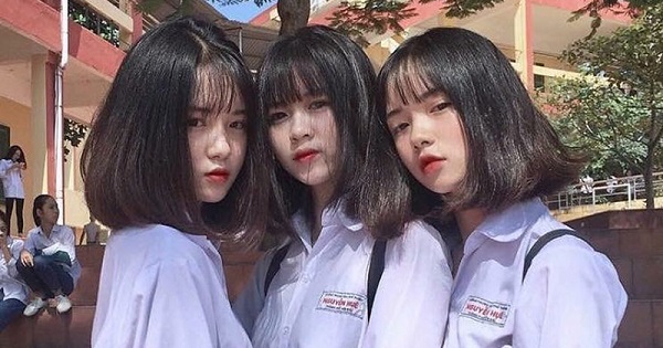 Bức ảnh chụp chung của 3 nữ sinh trường THPT Nguyễn Huệ khiến nhiều người “mất ăn mất ngủ” tìm thông tin