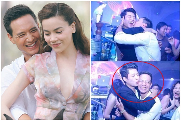 Sự thật sau bức ảnh Kim Lý ôm hôn Harry Lu say đắm trong quán bar, rộ tin đồn đồng giới?