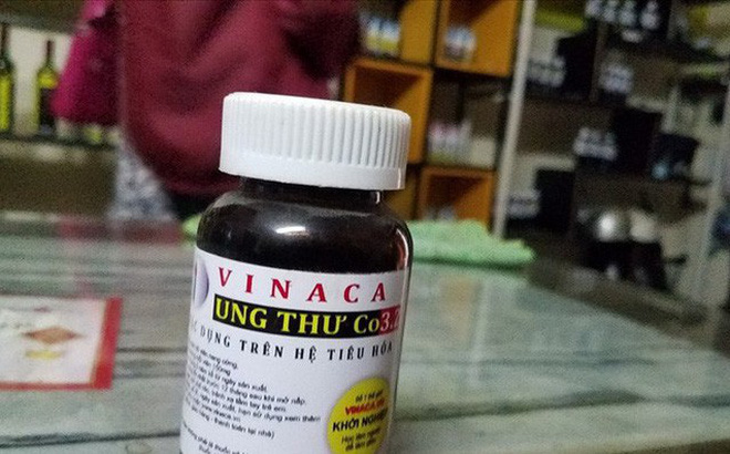 Sản phẩm hỗ trợ ung thư làm từ bột than tre của VINACA được thổi phồng như thần dược nhưng lưu hành trái phép