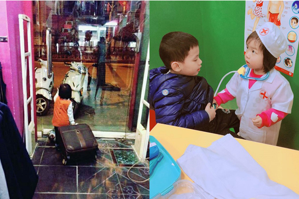 Mới 2 tuổi, nhóc tỳ này đã quyết "bỏ nhà bỏ cửa" xách vali đi "giải cứu thế giới"