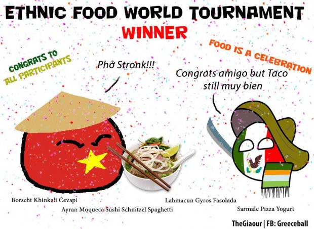 Nhờ sức mạnh của dân mạng, Phở Việt Nam suất xắc vượt hơn 40 "đối thủ" để chiến thắng cuộc thi Đặc sản thế giới