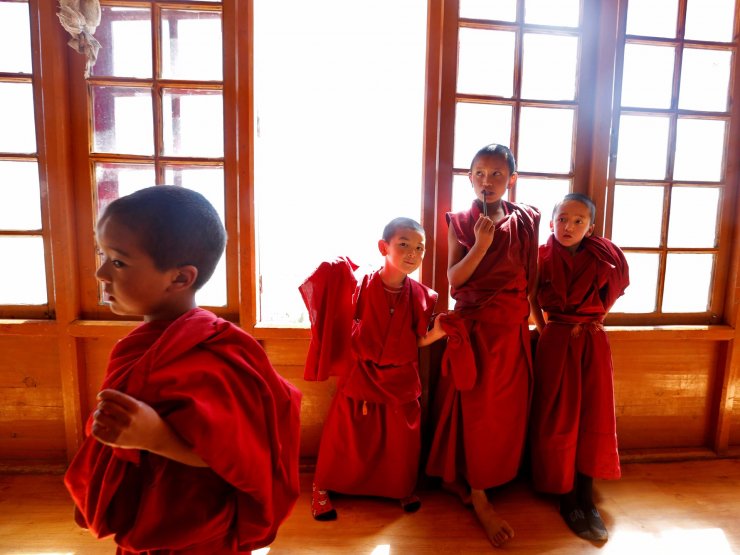 Học trò nhí tại Ladakh, vùng được mệnh danh là "Tiểu Tây Tạng" của Ấn Độ.