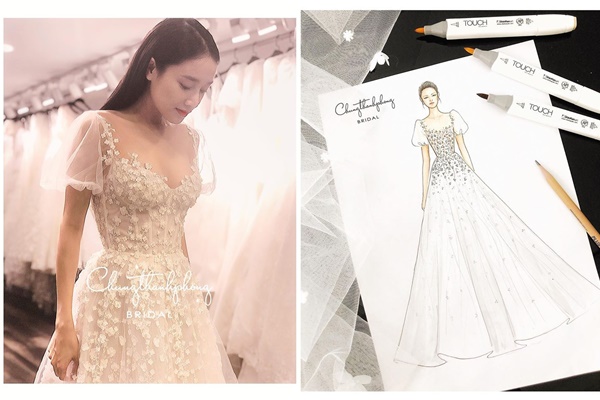 NTK bật mí về váy cưới Nhã Phương sẽ mặc: Không phải chỉ có 1 chiếc duy nhất, mất 20 ngày liên tục để hoàn thiện