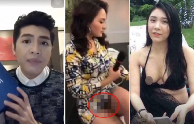 Trước Noo Phước Thịnh, loạt sao Việt cũng từng xấu hổ "độn thổ" vì lộ hàng hớ hênh khi livestream