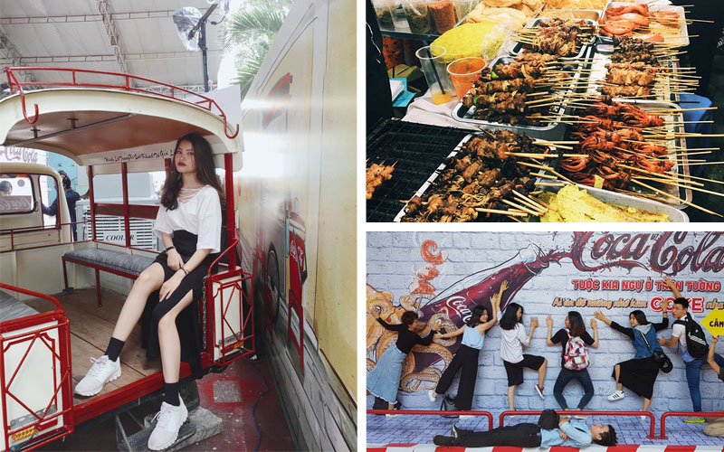 Bắt kịp sóng với "Lễ hội ẩm thực đường phố - Coca cola" ngập tràn sắc đỏ lần đầu tiền xuất hiện ở Hà Nội