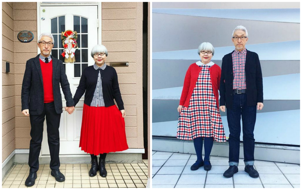 Tha hồ mà gato đi bởi có một mối tình mà suốt 37 năm, cặp vợ chồng già vẫn ngày ngày mặc đồ đôi ngọt lịm tim