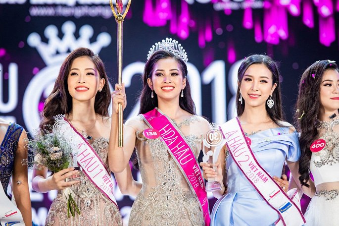 Nữ sinh Quảng Nam Trần Tiểu Vy trở thành tân Hoa hậu Việt Nam 2018