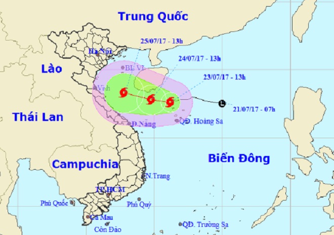 Bão số 3 tiến vào Trung Quốc, bão số 4 mới hình thành hướng đến miền Trung