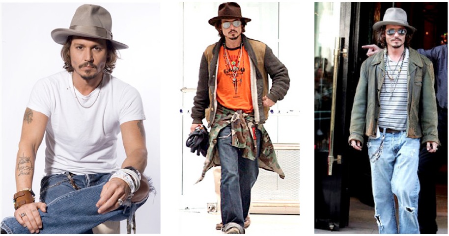 Yêu thích style phong trần, hãy học tập Johnny Depp!