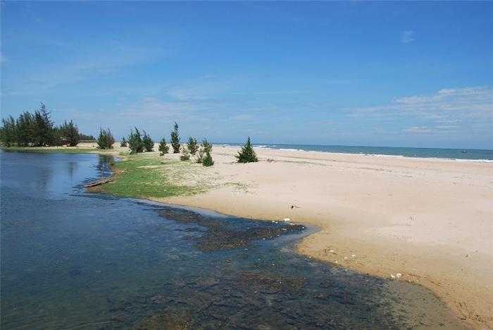 Bãi biển hiếm hoi ở Việt Nam vừa có nước ngọt và nước mặn