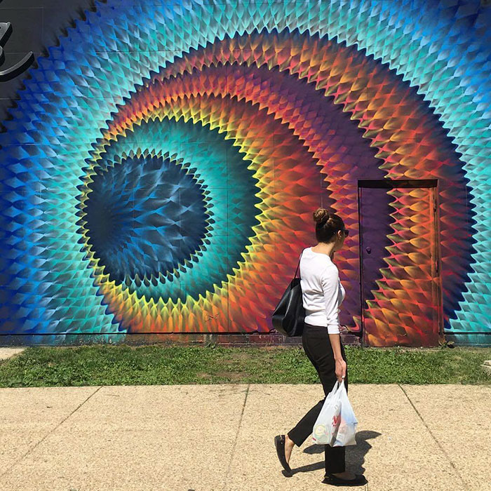 Tác phẩm đường phố tạo cảm giác ảo ảnh đặc biệt ở Miami
