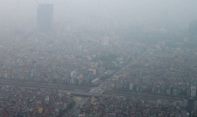 Sáng nay không khí Hà Nội ô nhiễm thứ nhì thế giới