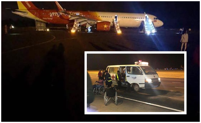 Máy bay gặp sự cố tiếp đất tại Buôn Ma Thuột: Hành khách sơ tán, bỏ lại hành lý, nhiều người cấp cứu