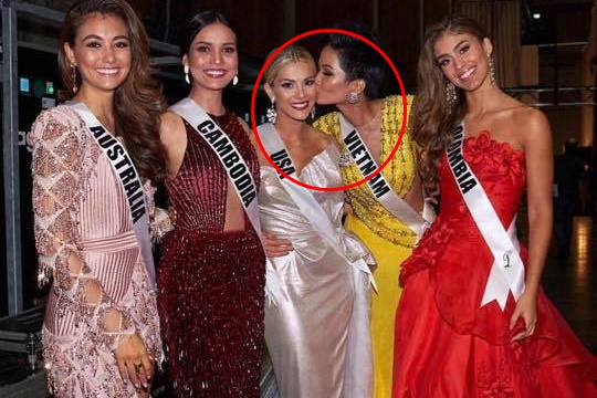 Hoa hậu Mỹ mất điểm nặng vì màn "chọc quê" khả năng Tiếng Anh của H-Hen Niê và Hoa hậu Campuchia