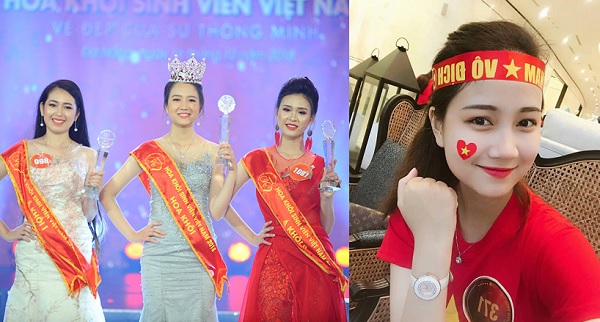 "Đánh mất" trái tim với nhan sắc “hoa nhường nguyệt thẹn” của tân Hoa khôi Sinh viên Việt Nam 2018