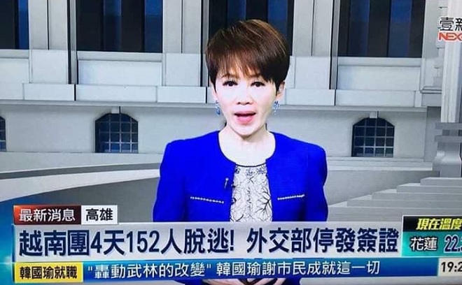 Đài Loan ngừng cấp visa du lịch nhóm đối với du khách Việt Nam sau khi 152 người bỏ trốn tại Cao Hùng