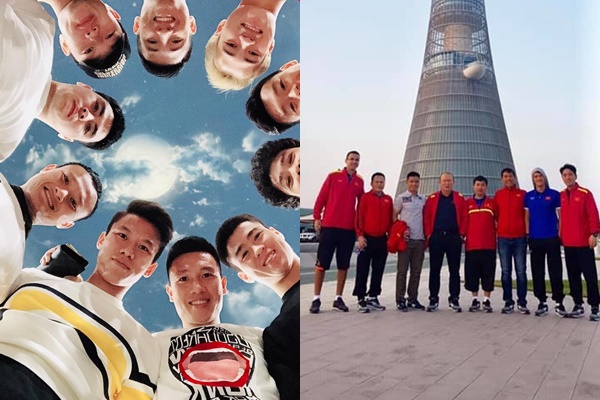 Check-in dáng "độc" tại Qatar, fans hâm mộ tìm ra góc đẹp trai nhất của tuyển Việt Nam