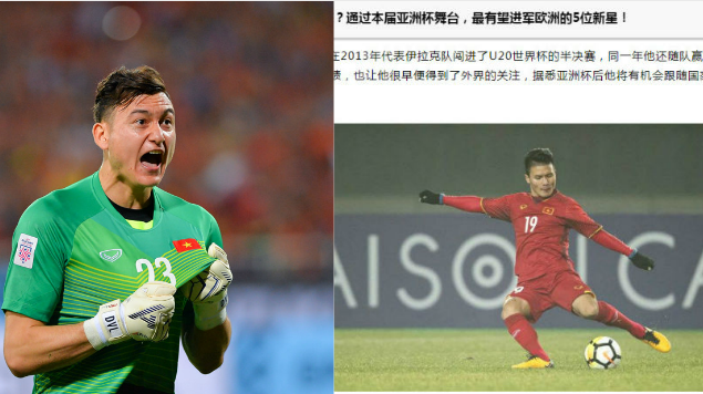 Sau Quang Hải, Trung Quốc lại muốn có Văn Lâm trong đội hình nước này tham dự World Cup!