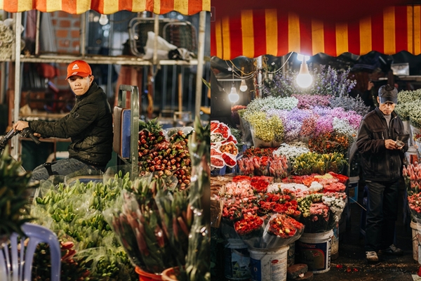 Ngày cuối năm, ghé chợ hoa Quảng Bá mua một đóa hoa về trưng Tết, cả sắc xuân trong vòng tay