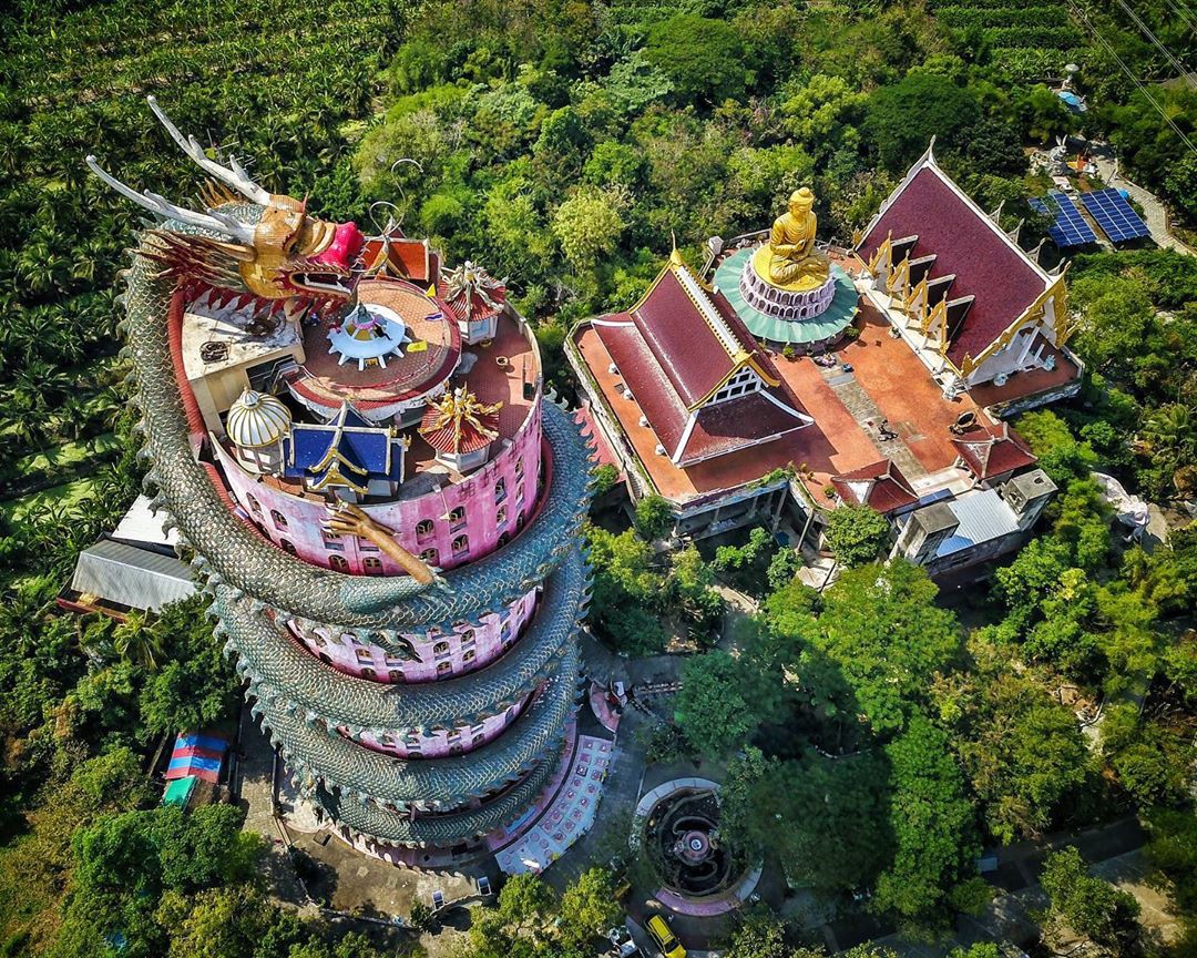 Tin được không, lên hình đẹp như phim Hollywood nhưng đây là ngôi chùa độc đáo ở Thái Lan