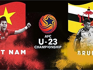 Link xem trực tiếp trận đấu U23 Việt Nam gặp U23 Brunei trong khuôn khổ vòng loại U23 châu Á 2020