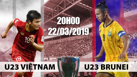 20h ngày 22/3, U23 Việt Nam ra quân vòng loại U23 châu Á gặp U23 Brunei: Xem trực tiếp ở đâu?