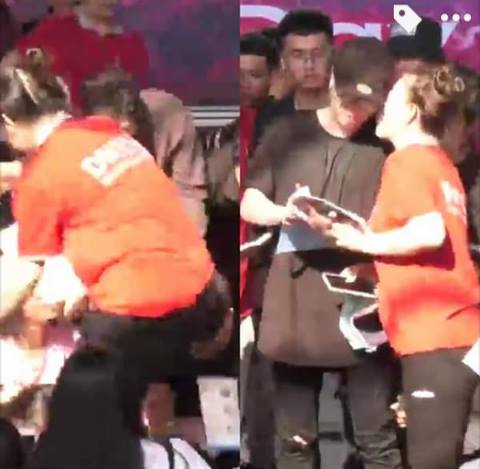CĐM phẫn nộ truy tìm fans nữ cưỡng hôn, ôm ấp Bùi Anh Tuấn khiến anh toát mồ hôi sợ hãi!