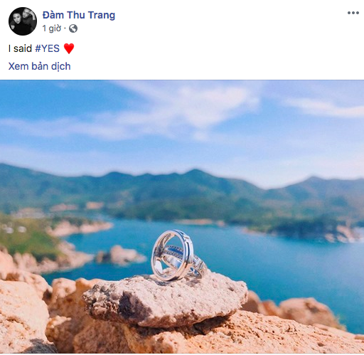 Choáng ngợp với cặp nhẫn cưới bạc tỷ Cường Đôla dành cho Đàm Thu Trang, chắc ai đó sẽ 