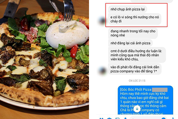 Rò rỉ tin nhắn của Admin hội review đồ ăn bàn nhau "nướng cho bánh cháy đi" để đăng bài "bóc phốt" đổ lỗi cho cửa hàng