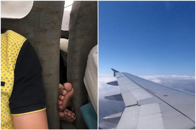 Cô gái thản nhiên gác chân lên ghế trước máy bay, CĐM lắc đầu ngao ngán: "Bay lên cao mà ý thức vẫn rơi dưới đất" 