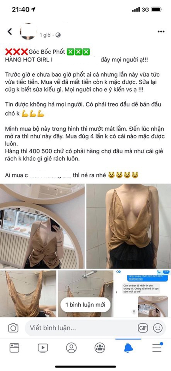 Chi gần nửa triệu mua áo của girl xinh hơn 300k follow, cô gái 