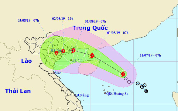 Áp thấp nhiệt đới mạnh thành bão số 3, dự báo đổ bộ Quảng Ninh - Nam Định