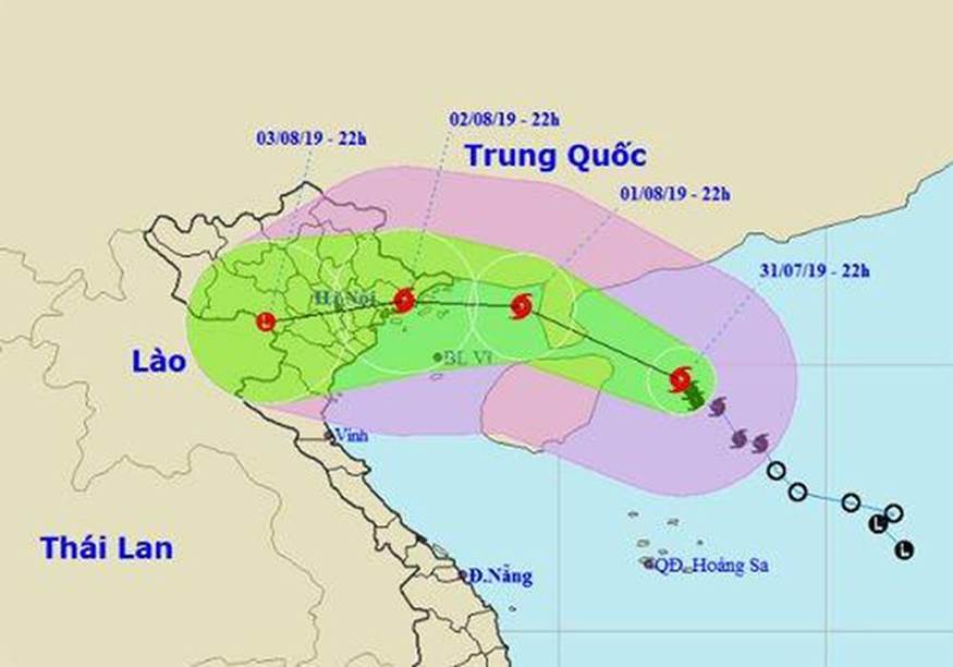 Dự báo thời tiết: Miền Bắc sẽ mưa lớn trong nhiều ngày do ảnh hưởng của bão số 3