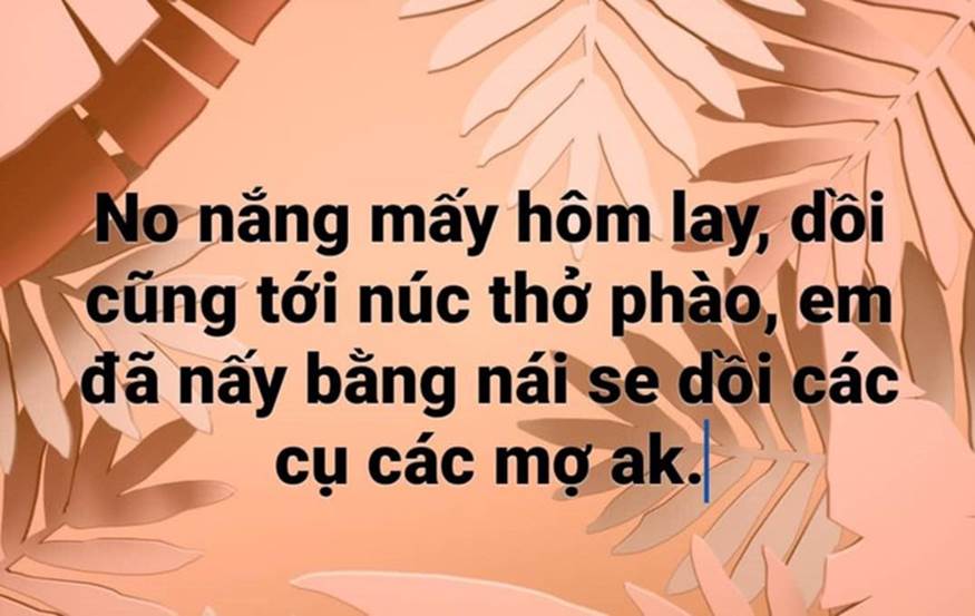 Các bạn trẻ chủ động viết chệch theo quy chuẩn tiếng Việt thông thường cho vui?
