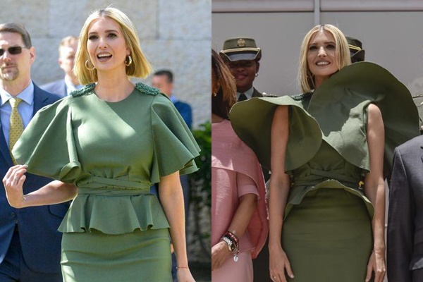 Em trai đươc khen ngợi bao nhiêu thì chị gái Ivanka Trump lại hứng chịu loạt bài "soi mói" về phong cách thời trang