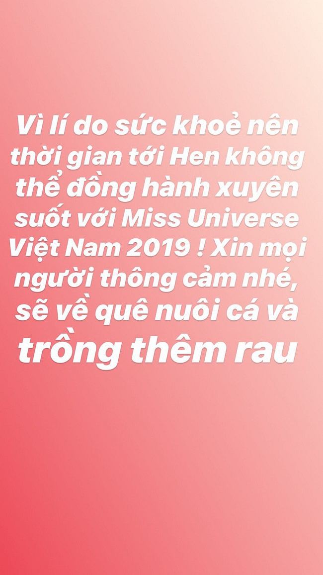 Đột ngột tuyên bố ngừng đồng hành HHHV Việt Nam 2019, H-Hen Niê đưa ra lý do liên quan đến Đen Vâu?