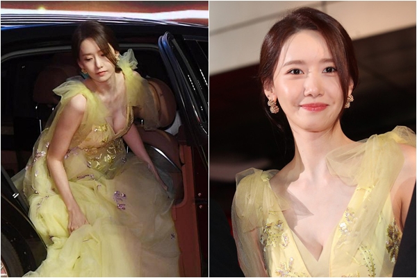 Xuất hiện chưa đầy 2 phút còn mặc váy vàng "sến sẩm", "nữ thần quốc dân" Yoona vẫn chiếm chọn mọi spotlight