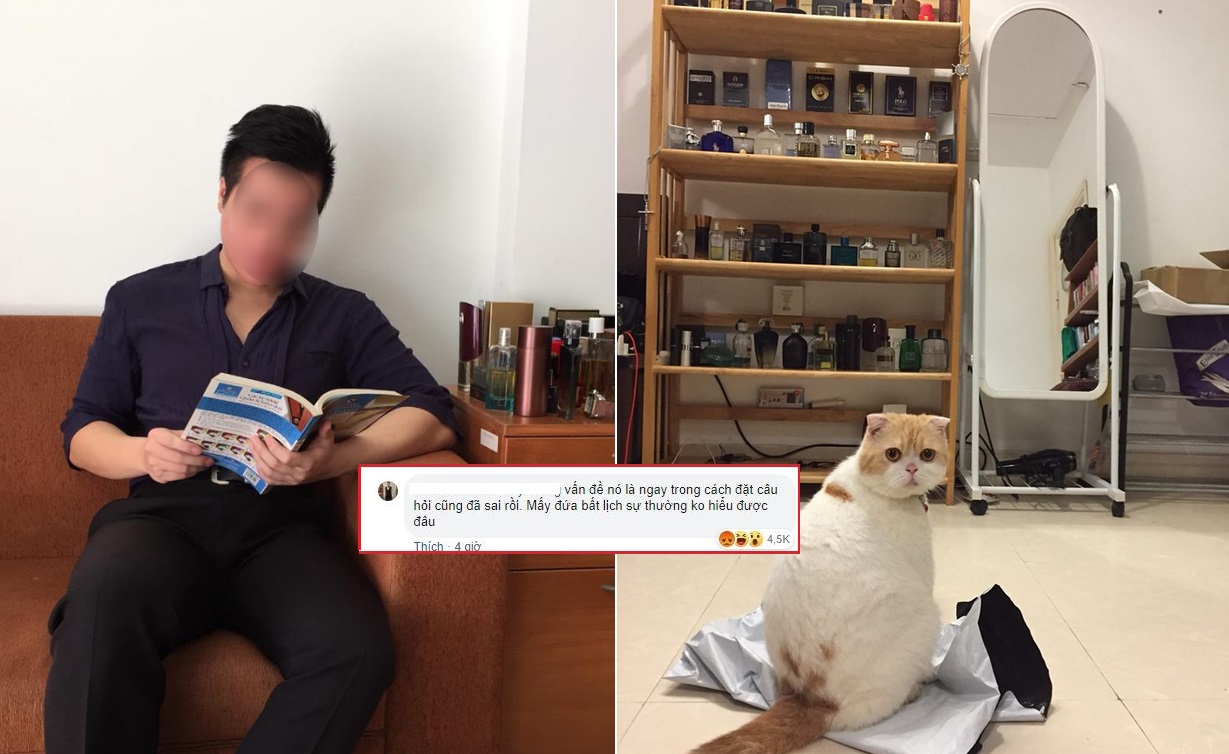 Trước khi khóa FB, thanh niên cục súc vụ mua mèo vẫn kịp nhắn nhủ: "Mấy đứa bất lịch sự không hiểu được đâu" 