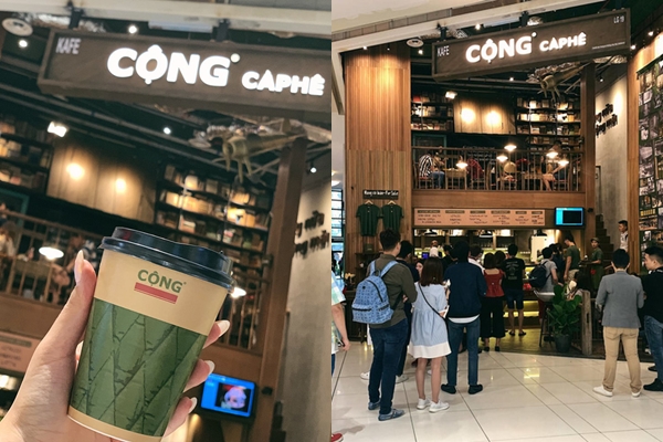 CỘNG cà phê MỚI chính thức khai trương tại Malaysia đã thu hút hàng dài khách lui tới