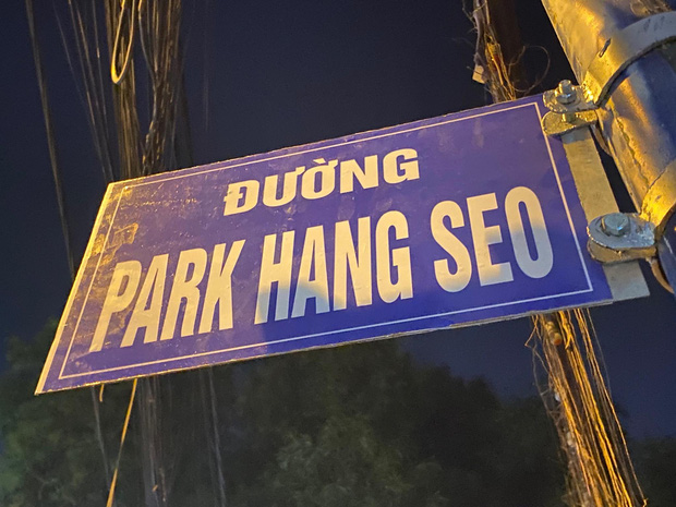Ngạc nhiên con đường mang tên Park Hang Seo xuất hiện ở Sài Gòn