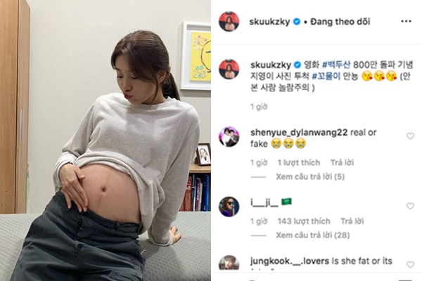 Tình đầu quốc dân Suzy gây hoang mang netizen khi lộ bụng bầu vượt mặt nhưng cha thật của đứa bé lại là...
