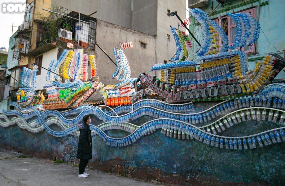 Chế tác khu bãi rác Phúc Tân thành không gian nghệ thuật từ phế liệu