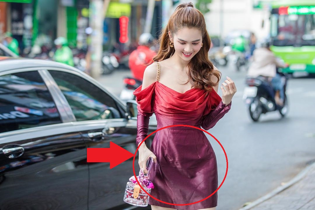 Chỉ vì không photoshop mà váy Ngọc Trinh từ hàng hiệu biến thành 