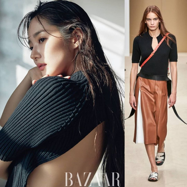 Lên hình tạp chí Bazaar, Park Min Young thần thái sang chảnh 