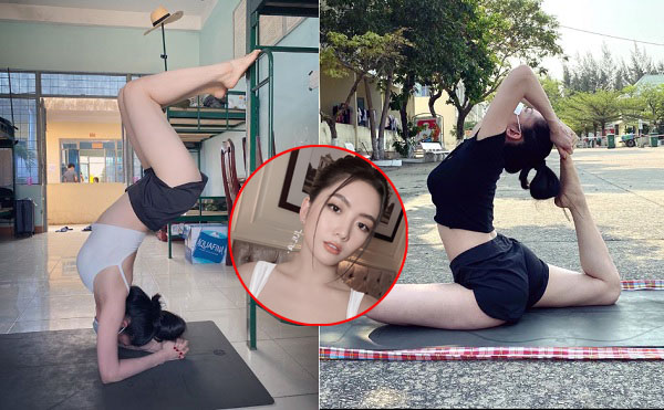 Update loạt ảnh khoe dáng của "hot girl yoga" trong khu vực cách ly: Ngày nào cũng ra sân tập thì các anh sống sao? 