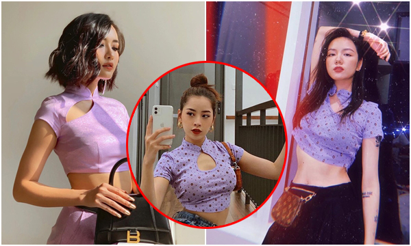 Tưởng không trend mà trend không tưởng, loạt mỹ nhân Việt bỗng đụng hàng áo crop top cổ xường xám sexy hết nút