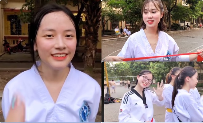 Rủ nhau đăng ký học võ với dàn bóng hồng xinh ngọt ngào của CLB Taekwondo trường NEU
